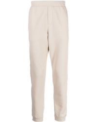 Emporio Armani - Pantalones de chándal con franja del logo - Lyst