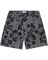 Les Deux - Charlie Poppy Floral-Print Drawstring Shorts - Lyst