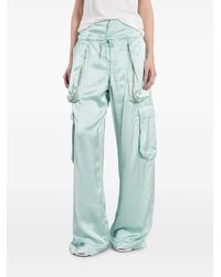 B1ARCHIVE - Satin-Finish Drawstring Cargo Pants - Lyst