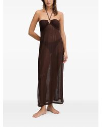 Melissa Odabash - Harriet Ring-Detail Halterneck Maxi Dress - Lyst