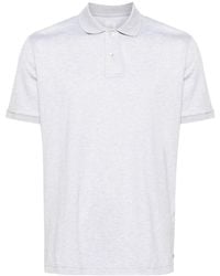 Eleventy - Mélange Jersey Polo Shirt - Lyst