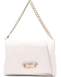 Liu Jo Large Lapuffy Bag in White | Lyst