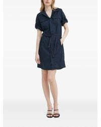 G-Star - Belted Shirt Mini Day Dress - Lyst