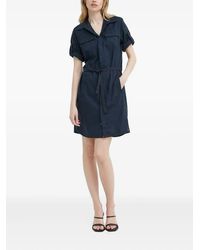 G-Star - Belted Shirt Mini Day Dress - Lyst