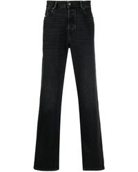 DIESEL - Straight-Leg-Jeans mit Logo-Patch - Lyst