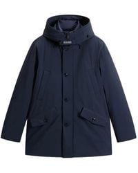 Woolrich - Stretch Parka Met Capuchon - Lyst