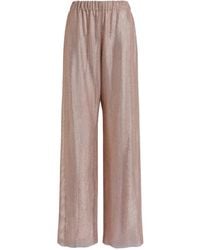 Alberta Ferretti - Elasticated-Waistband Trousers - Lyst
