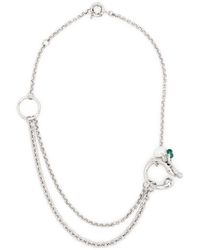 Acne Studios - Charm-Detail Multi-Chain Necklace - Lyst