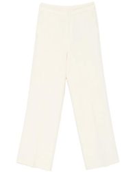 Twinset - Straight-Leg Crêpe Trousers - Lyst