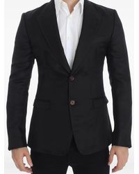 Dolce & Gabbana - Notch-Lapel Slim-Fit Blazer - Lyst