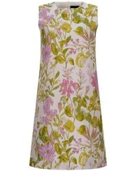 Libertine - Dianthus Floral-Print Mini Dress - Lyst