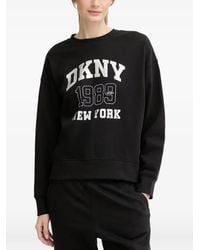 DKNY - Logo-Print Sweatshirt - Lyst