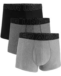Under Armour - Logo-Print Boxers (Pack Of Three) - Lyst