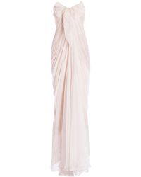 Maria Lucia Hohan - Lyna Strapless Silk Gown - Lyst