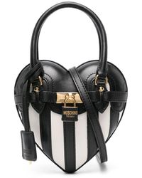 Moschino - Padlock-detail Leather Tote Bag - Lyst