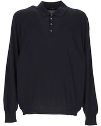 Gran Sasso - Long-Sleeved Polo Shirt - Lyst