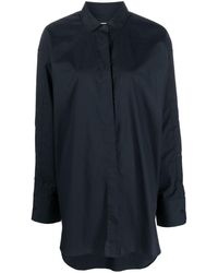 Closed - Long-line Button-up Shirt - Lyst