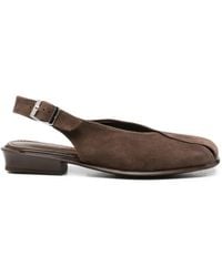 SERGIO MORETTI FIRENZE - Buckle-Fastening Slingback Loafers - Lyst