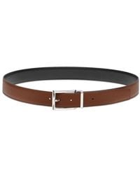 Ferragamo - Logo Engraved Reversible Belt - Lyst