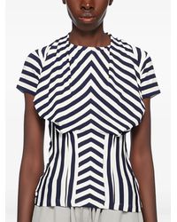 Pushbutton - Top Estilo Corsé A Rayas - Lyst