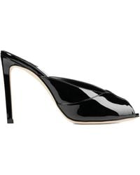 Jimmy Choo - Brigitte Mule 100 Peep-Toe Mules - Lyst