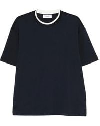 Lardini - Contrasting-Trim T-Shirt - Lyst