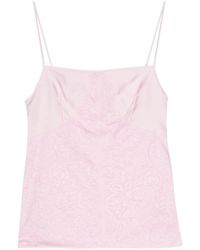 Jil Sander - Hemd Met Bloemenkant - Lyst