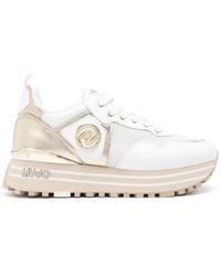 Liu Jo - Metallic Effect Sneakers - Lyst