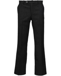 Ernest W. Baker - Pinstripe-Pattern Flared Virgin-Wool Trousers - Lyst