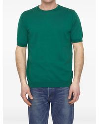John Smedley - Short-Sleeved Cotton Jumper - Lyst