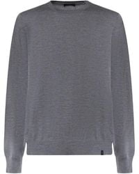 Fay - Jersey De Lana Con Cuello Redondo - Lyst