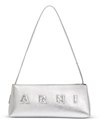Marni - Sac Porté Épaule En Cuir À Design Embossé - Lyst