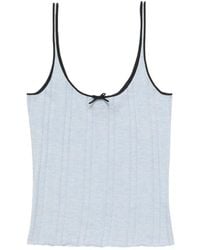 Acne Studios - Silk Knit Tank Top - Lyst