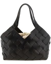 Dragon Diffusion - Castello Woven Leather Shoulder Bag - Lyst