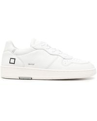 Date - Court Leather Sneakers - Lyst