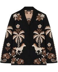 Alanui - Island Roots Jacquard-Knit Shirt - Lyst