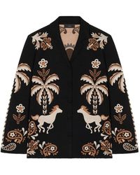 Alanui - Island Roots Jacquard-Knit Shirt - Lyst