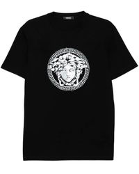 Versace - Crystal Medusa T-Shirt - Lyst