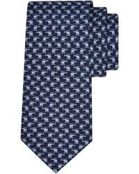 Ferragamo - Helicopter Print Silk Tie - Lyst