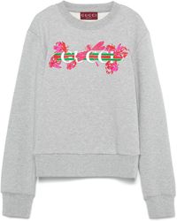 Gucci - Printed Cotton Sweatshirt For - Lyst