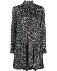 Pinko - Asterix Logo-Print Shirtdress - Lyst