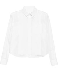 Sacai - Cropped Shirt - Lyst