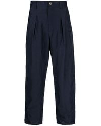 Giorgio Armani - Pantaloni a gamba ampia con pieghe - Lyst