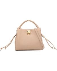 Mulberry - Iris Leather Logo-Print Bag - Lyst