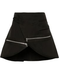 Courreges - Modular Cotton Miniskirt - Lyst