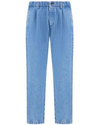 Herno - Pantalon Droit À Plis - Lyst