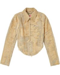 DIESEL - Cropped Jacket - Lyst