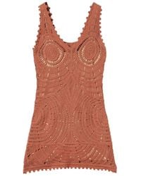 Twinset - Crochet-Knit Dress - Lyst