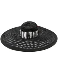 Missoni - Sombrero de verano con detalle de pañuelo - Lyst