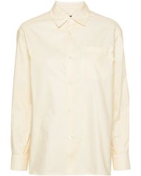A.P.C. - Striped cotton shirt - Lyst